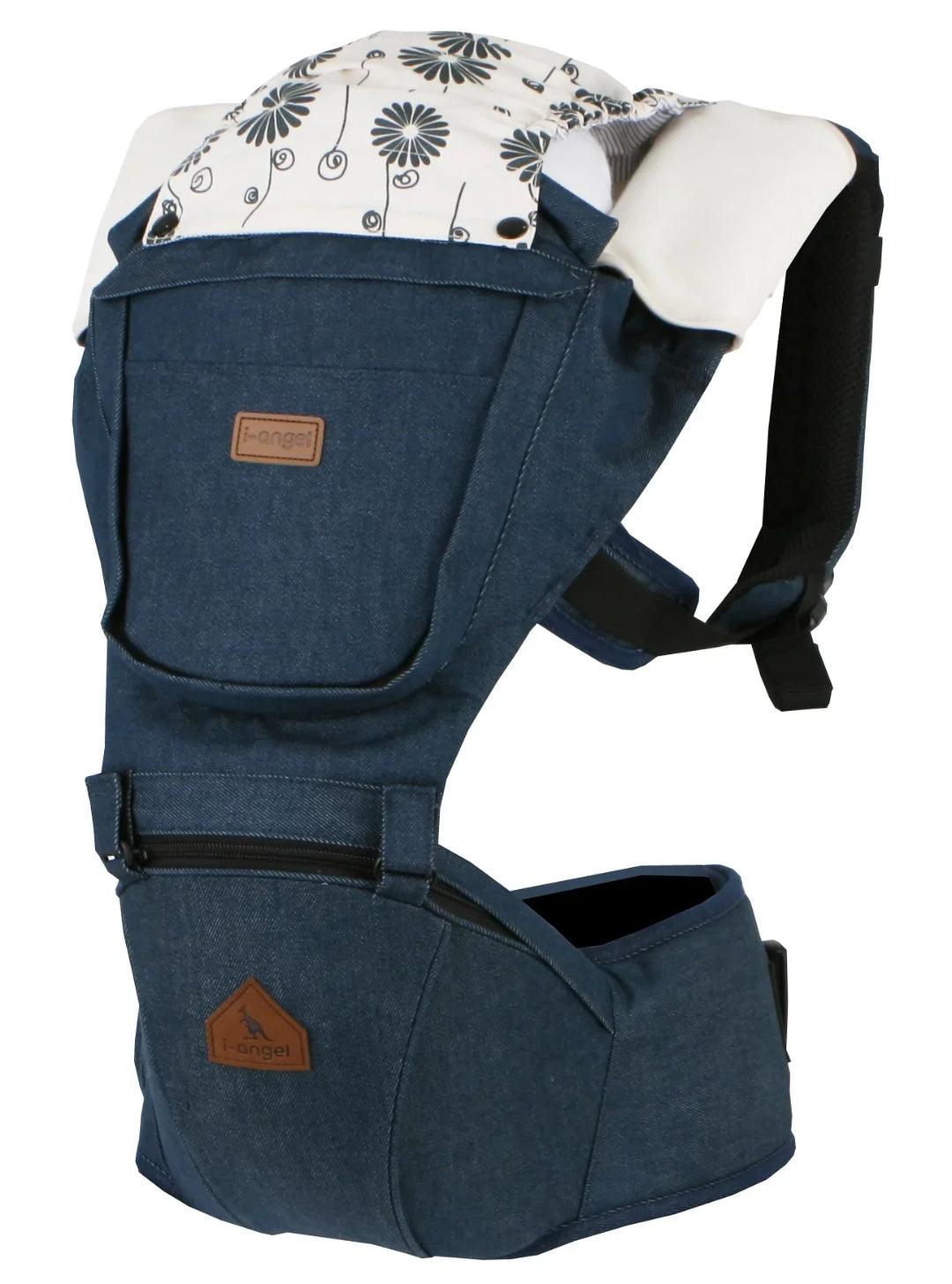 I-Angel Hipseat Carrier - Denim | The Nest Attachment Parenting Hub