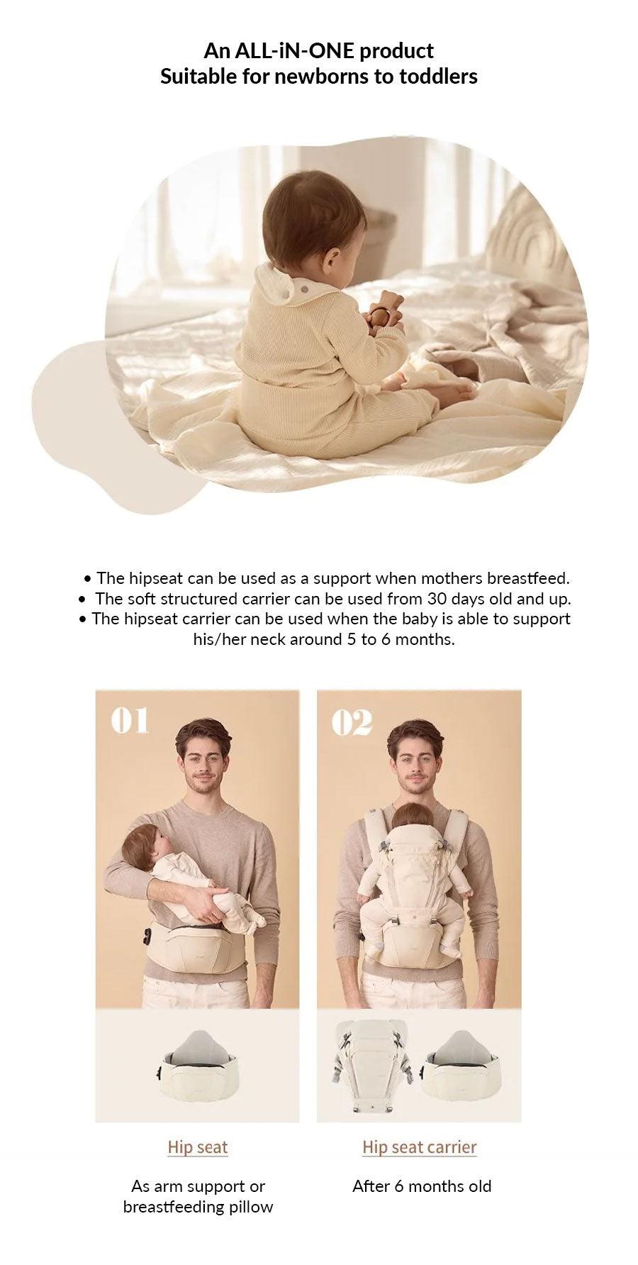 I-Angel Hipseat Carrier - Dr. Dial Plus | The Nest Attachment Parenting Hub