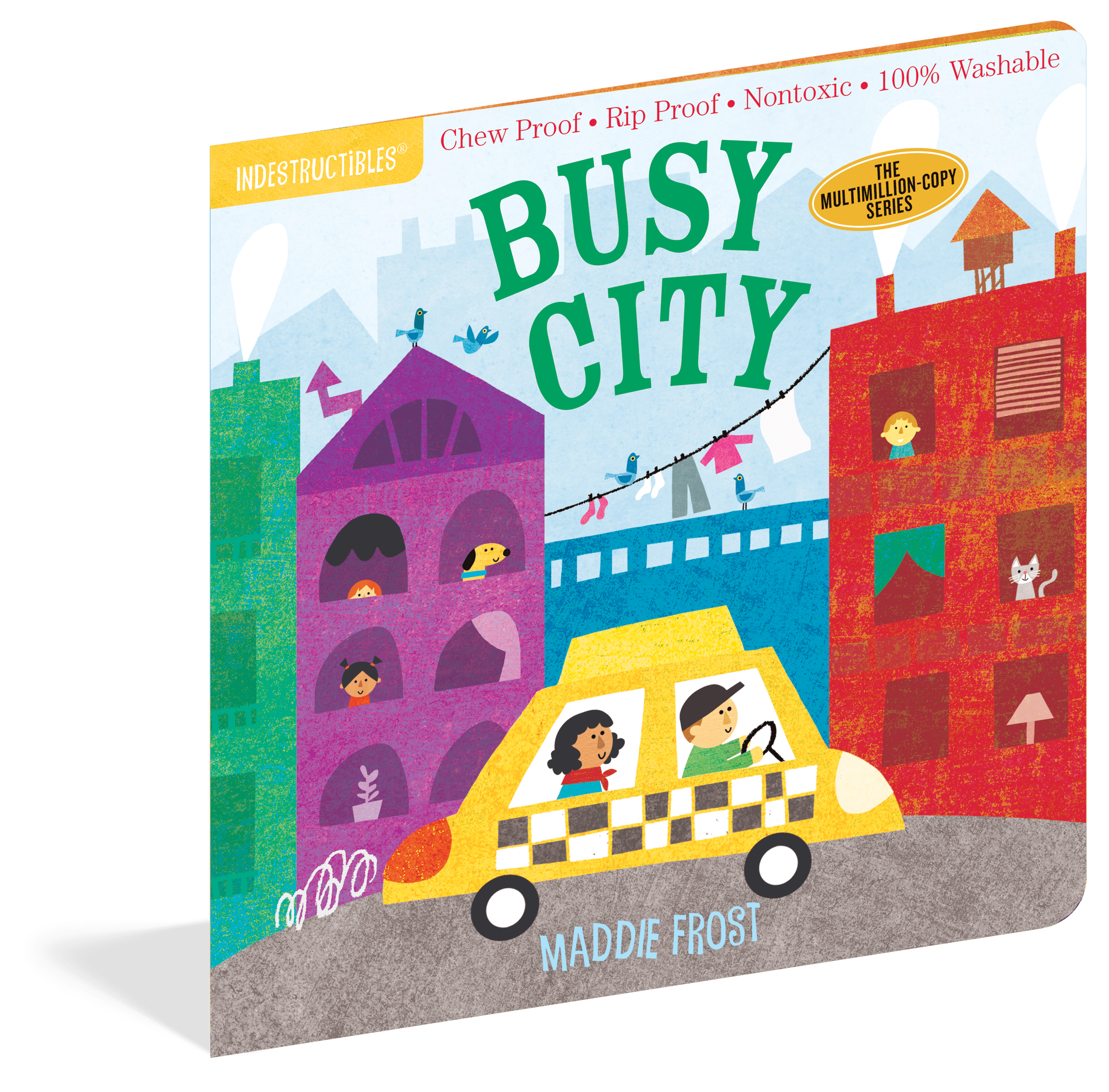 Indestructibles Book - Busy City | The Nest Attachment Parenting Hub