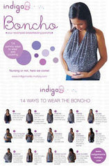Indigo Baby Nursing Boncho | The Nest Attachment Parenting Hub