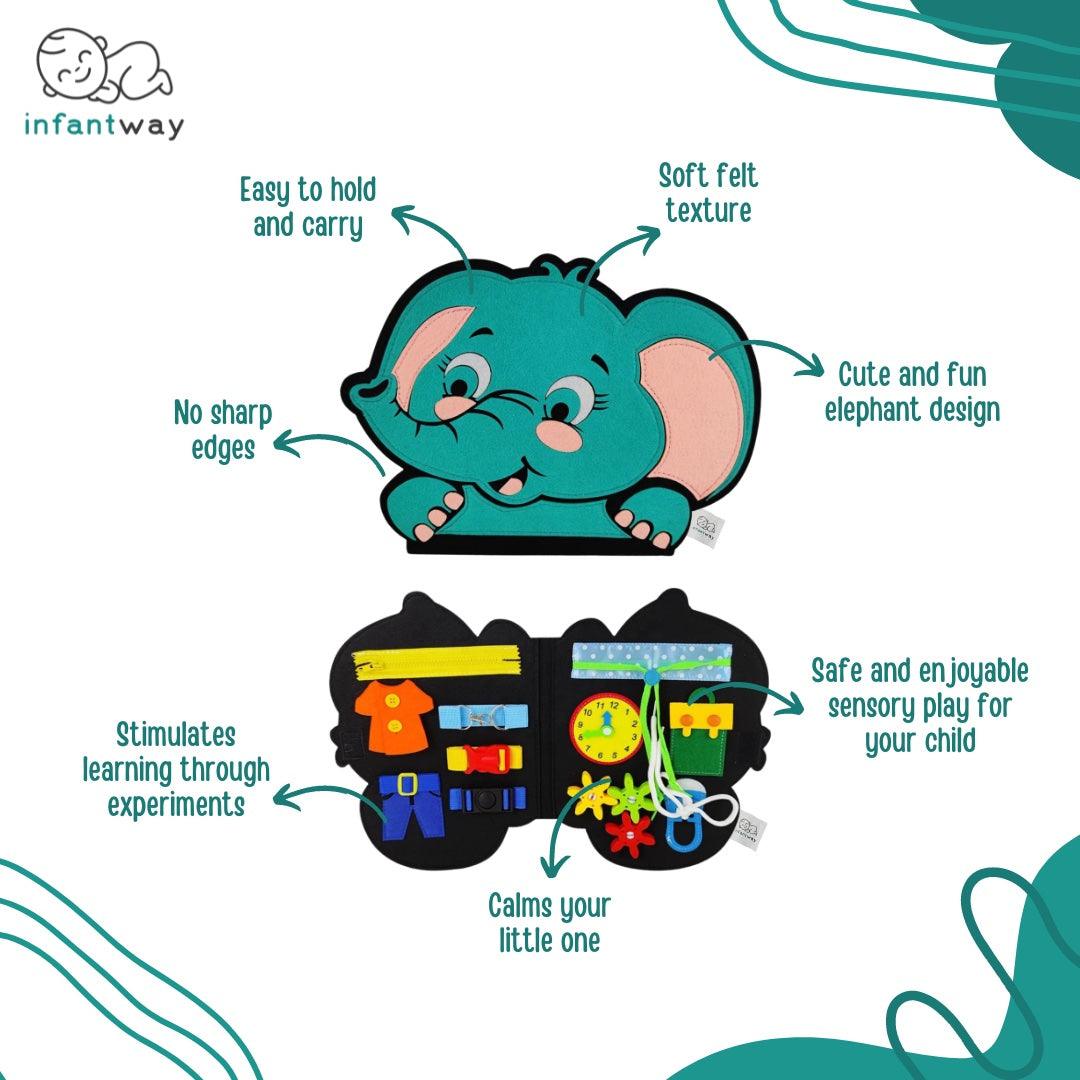 Infantway Intelliphant Montessori Busy Toy | The Nest Attachment Parenting Hub