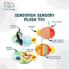 Infantway Sensofish Sensory Plush Toy | The Nest Attachment Parenting Hub
