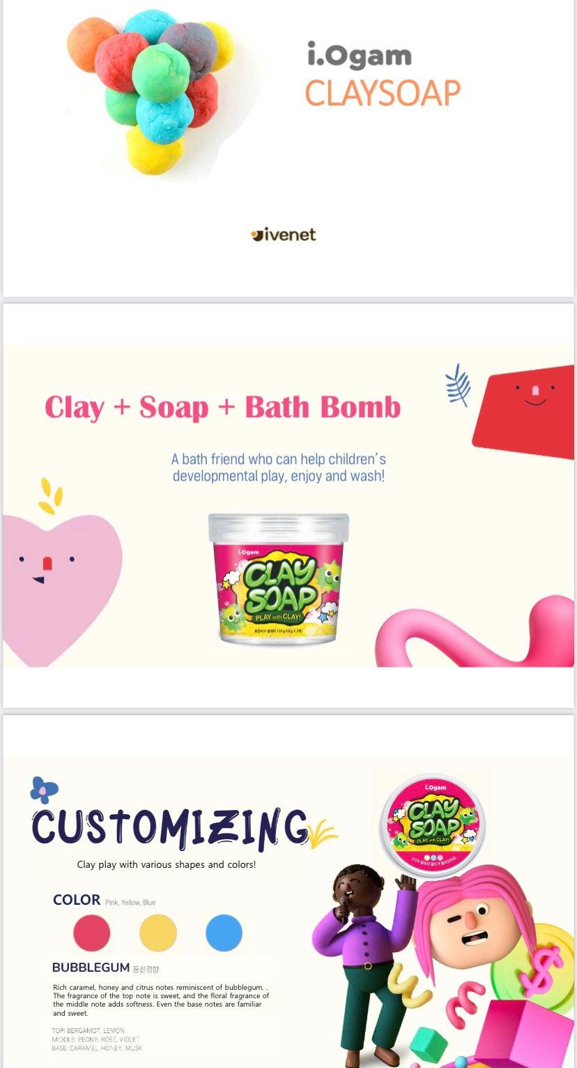iOgam Clay Soap + Bath Bomb 12m+ | The Nest Attachment Parenting Hub