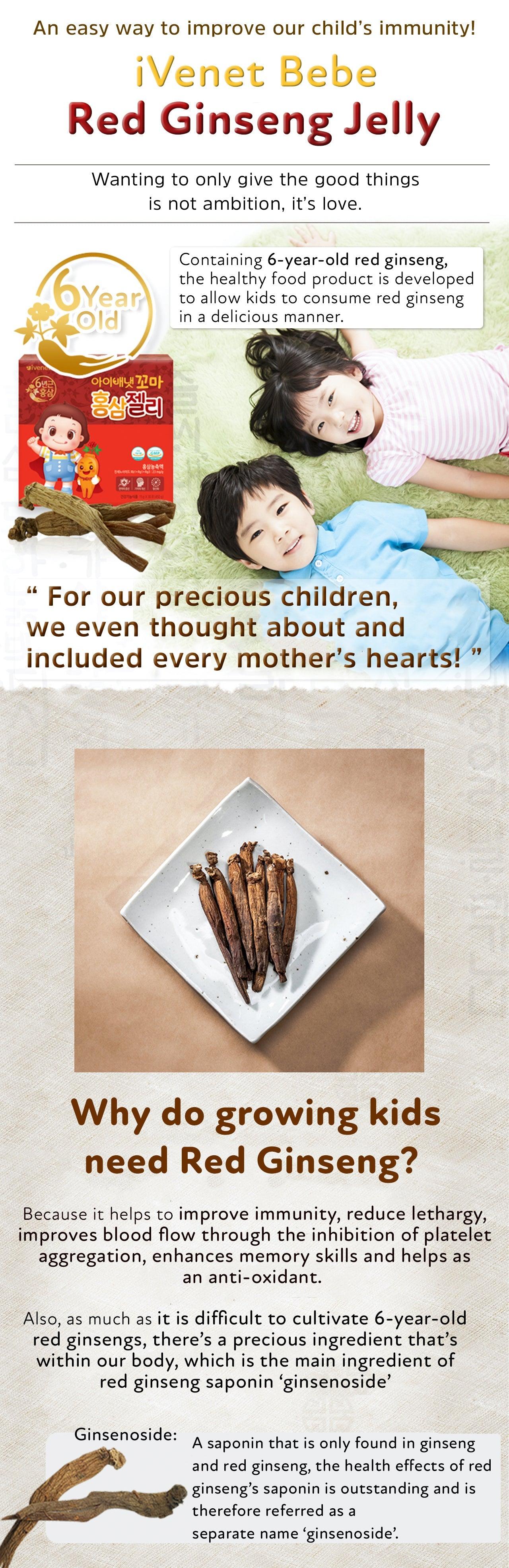 Ivenet Red Ginseng Jelly 2y+ | The Nest Attachment Parenting Hub