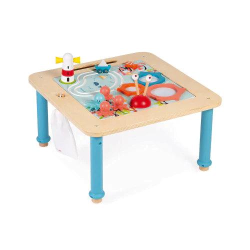 Janod Adjustable Progressive Activity Table (J08041) | The Nest Attachment Parenting Hub