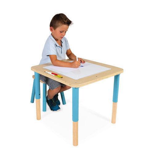 Janod Adjustable Progressive Activity Table (J08041) | The Nest Attachment Parenting Hub