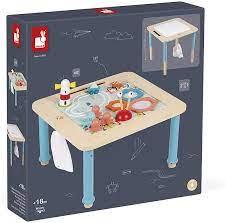 Janod Adjustable Progressive Activity Table (J08041) | The Nest Attachment Parenting Hub