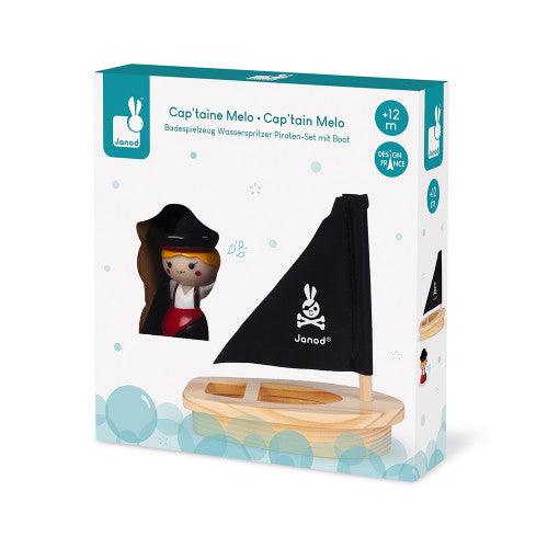 Janod Captain Melo and Her Boat (J04711) | The Nest Attachment Parenting Hub