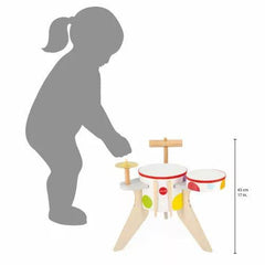 Janod Confetti Drum Kit (J07614) | The Nest Attachment Parenting Hub