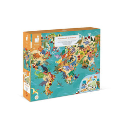 Janod Educational Puzzle The Dinosaurs (J02679) | The Nest Attachment Parenting Hub