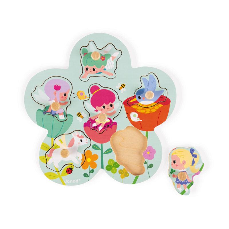 Janod Happy Fairies Puzzle 18m+ (J07099) | The Nest Attachment Parenting Hub