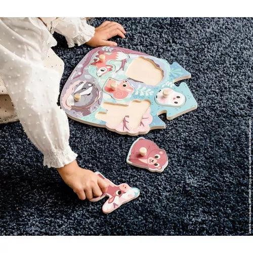 Janod Happy Forest Puzzle 18m+ (J07097) | The Nest Attachment Parenting Hub