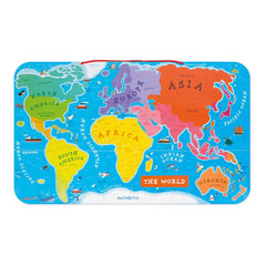 Janod Magnetic World Map Puzzle English Version (J05504) | The Nest Attachment Parenting Hub