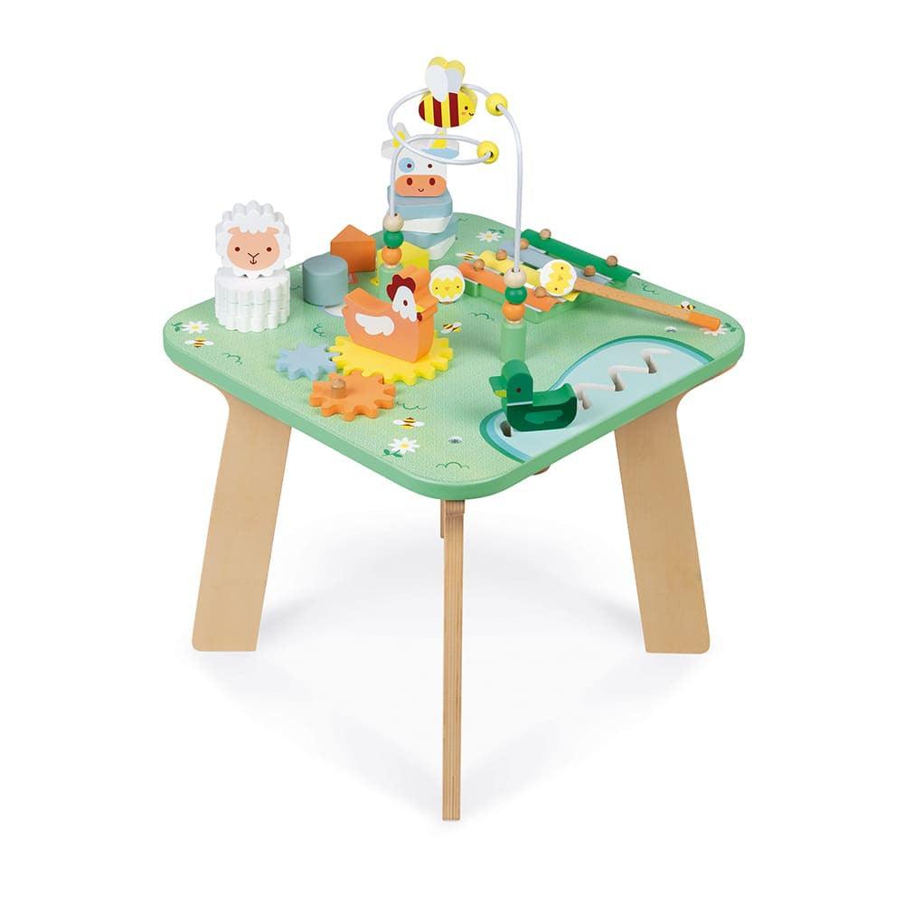 Janod Meadow Activity Table (J05327) | The Nest Attachment Parenting Hub