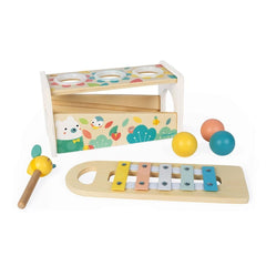 Janod Pure Tap Tap Xylophone (J05155) | The Nest Attachment Parenting Hub
