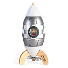 Janod Silver Magnetic Rocket (J05221) | The Nest Attachment Parenting Hub
