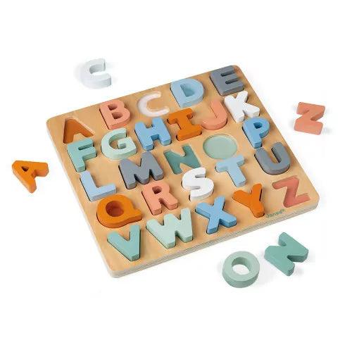 Janod Sweet Cocoon Alphabet Puzzle (J04412) | The Nest Attachment Parenting Hub