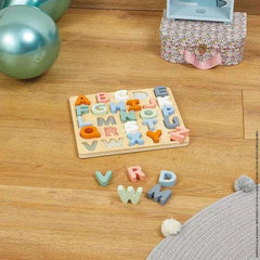 Janod Sweet Cocoon Alphabet Puzzle (J04412) | The Nest Attachment Parenting Hub