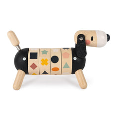 Janod Sweet Cocoon Shapes And Colours Dog (J04421) | The Nest Attachment Parenting Hub