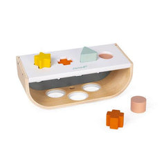 Janod Sweet Cocoon Tap Tap and Shape Sorter 12m+ (J04409) | The Nest Attachment Parenting Hub