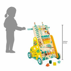 Janod Tropik Multi-Activity Trolley 12m+ | The Nest Attachment Parenting Hub
