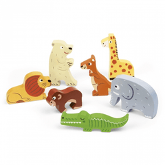 Janod Zoo Chunky Puzzle (J07022) | The Nest Attachment Parenting Hub