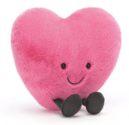 Jellycat Amuseables Hot Pink Heart | The Nest Attachment Parenting Hub