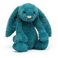 Jellycat Bashful Mineral Blue Bunny Medium | The Nest Attachment Parenting Hub