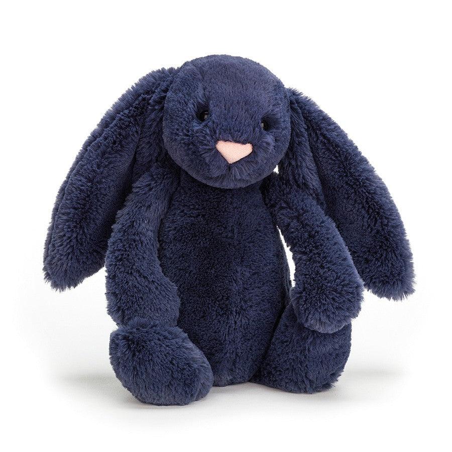 Jellycat Bashful Navy Bunny Medium | The Nest Attachment Parenting Hub