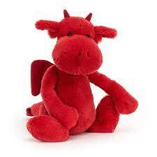 Jellycat Bashful Red Dragon Medium | The Nest Attachment Parenting Hub