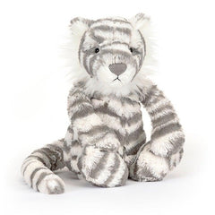 Jellycat Bashful Snow Tiger Medium | The Nest Attachment Parenting Hub