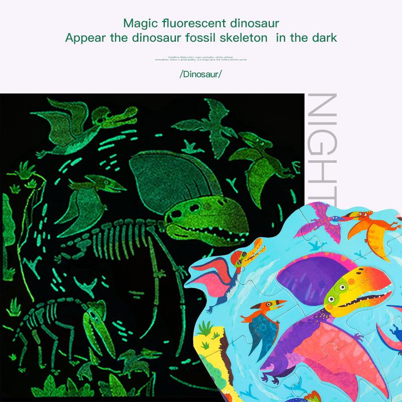 Joan Miro 4 in 1 Dinosaurs Puzzle and Luminous | The Nest Attachment Parenting Hub