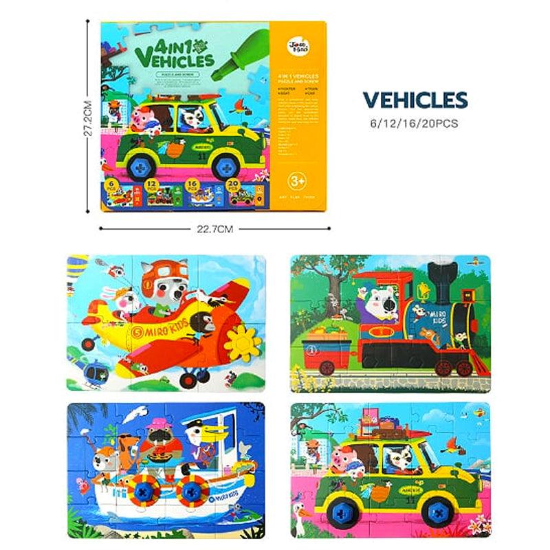 Joan Miro 4 in 1 Puzzles | The Nest Attachment Parenting Hub