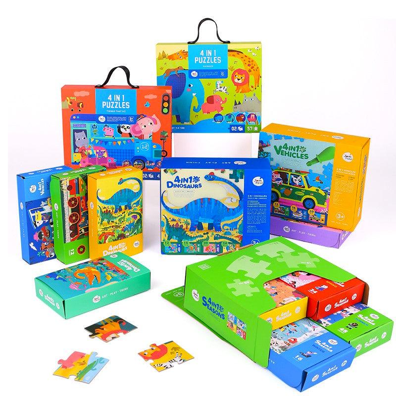 Joan Miro 4 in 1 Puzzles | The Nest Attachment Parenting Hub