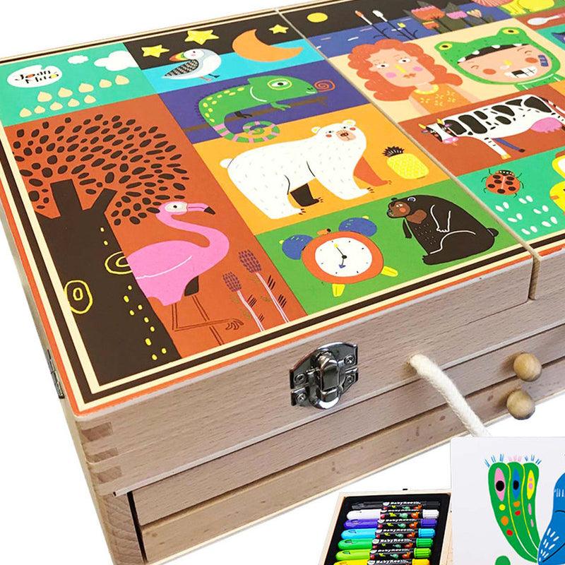 Joan Miro Big Box Of Games Kids 3 In 1 Table Board Games 
