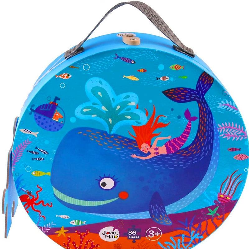 Joan Miro Floor Puzzle Under the Sea | The Nest Attachment Parenting Hub