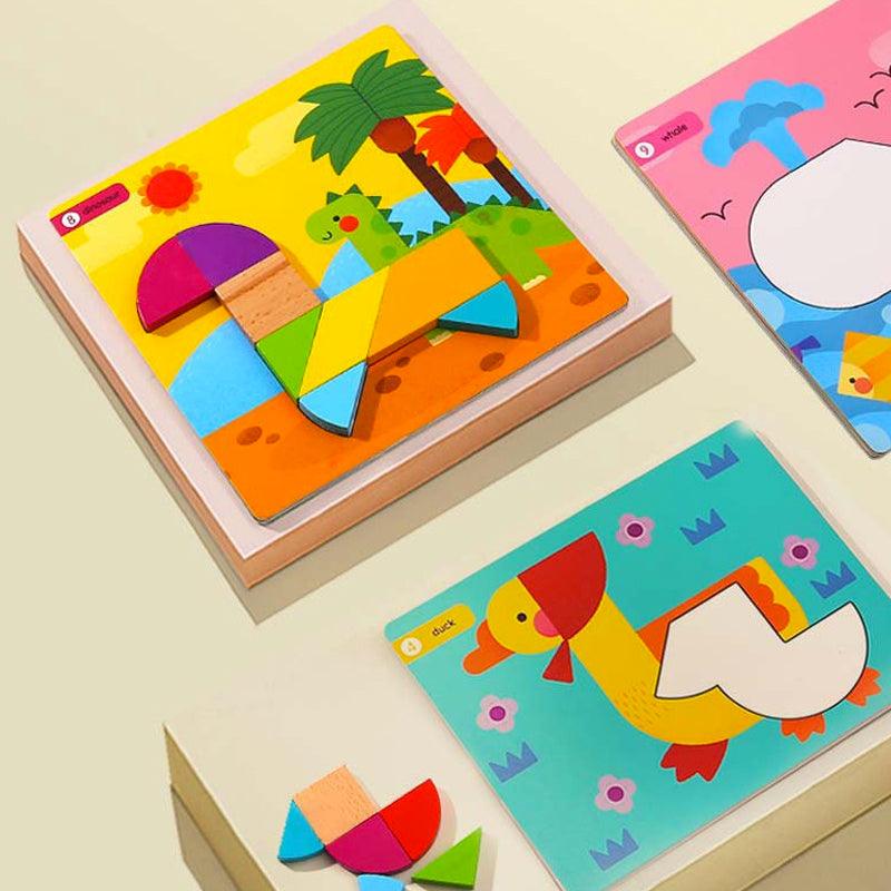 Joan Miro Geometric Blocks | The Nest Attachment Parenting Hub