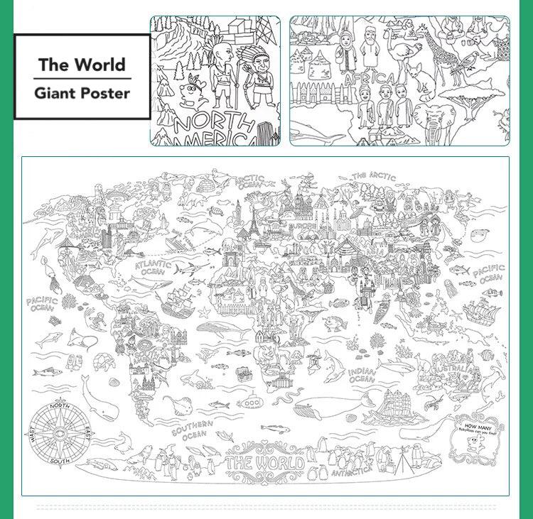Joan Miro Giant Coloring Poster | The Nest Attachment Parenting Hub