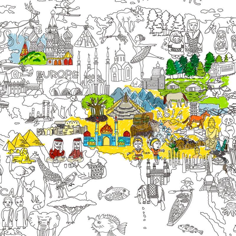 Joan Miro Giant Coloring Poster | The Nest Attachment Parenting Hub