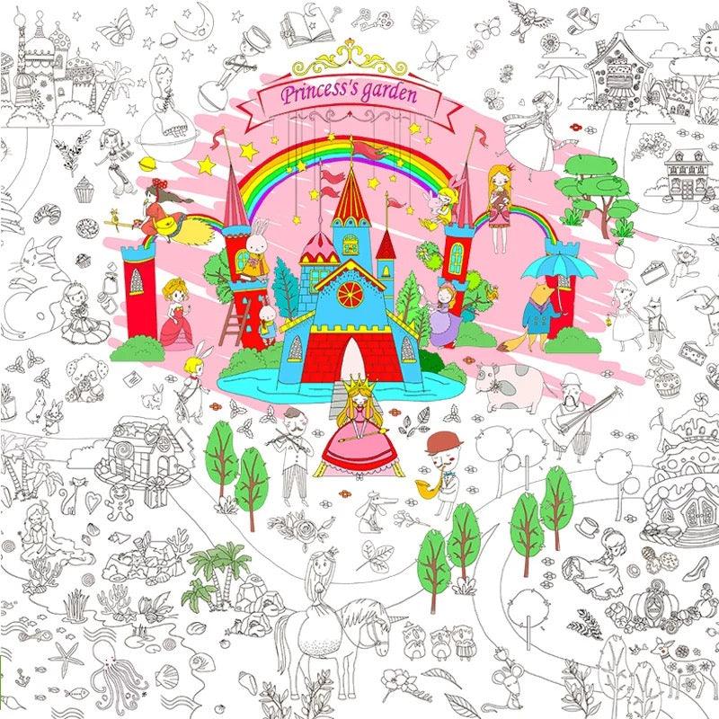 Joan Miro Giant Coloring Poster | The Nest Attachment Parenting Hub