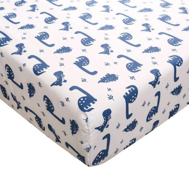 Juju Nursery Dinosaur Land 7 Piece Crib Bedding Set | The Nest Attachment Parenting Hub