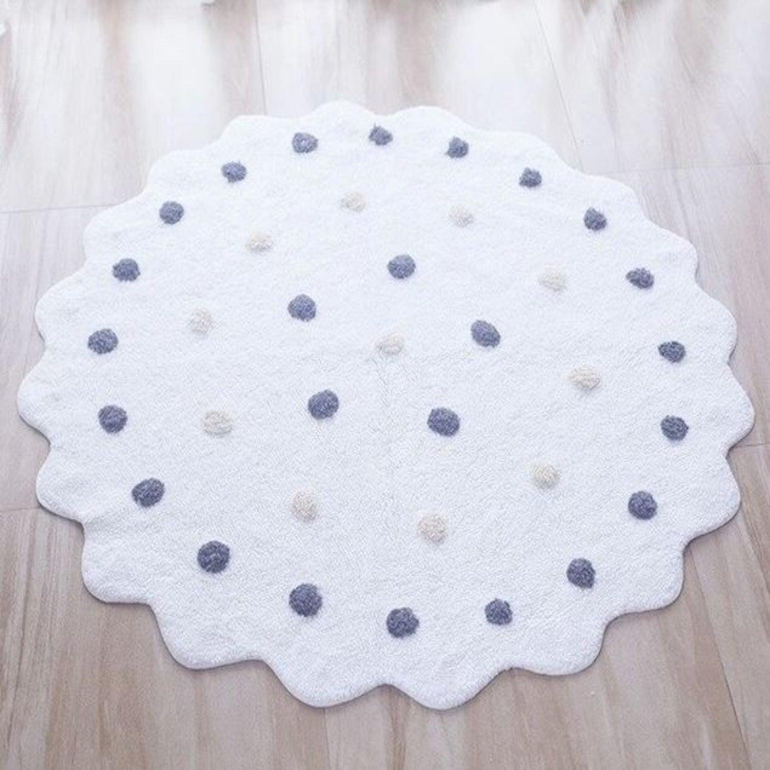 Juju Nursery Dots Cotton Rug Playmat | The Nest Attachment Parenting Hub