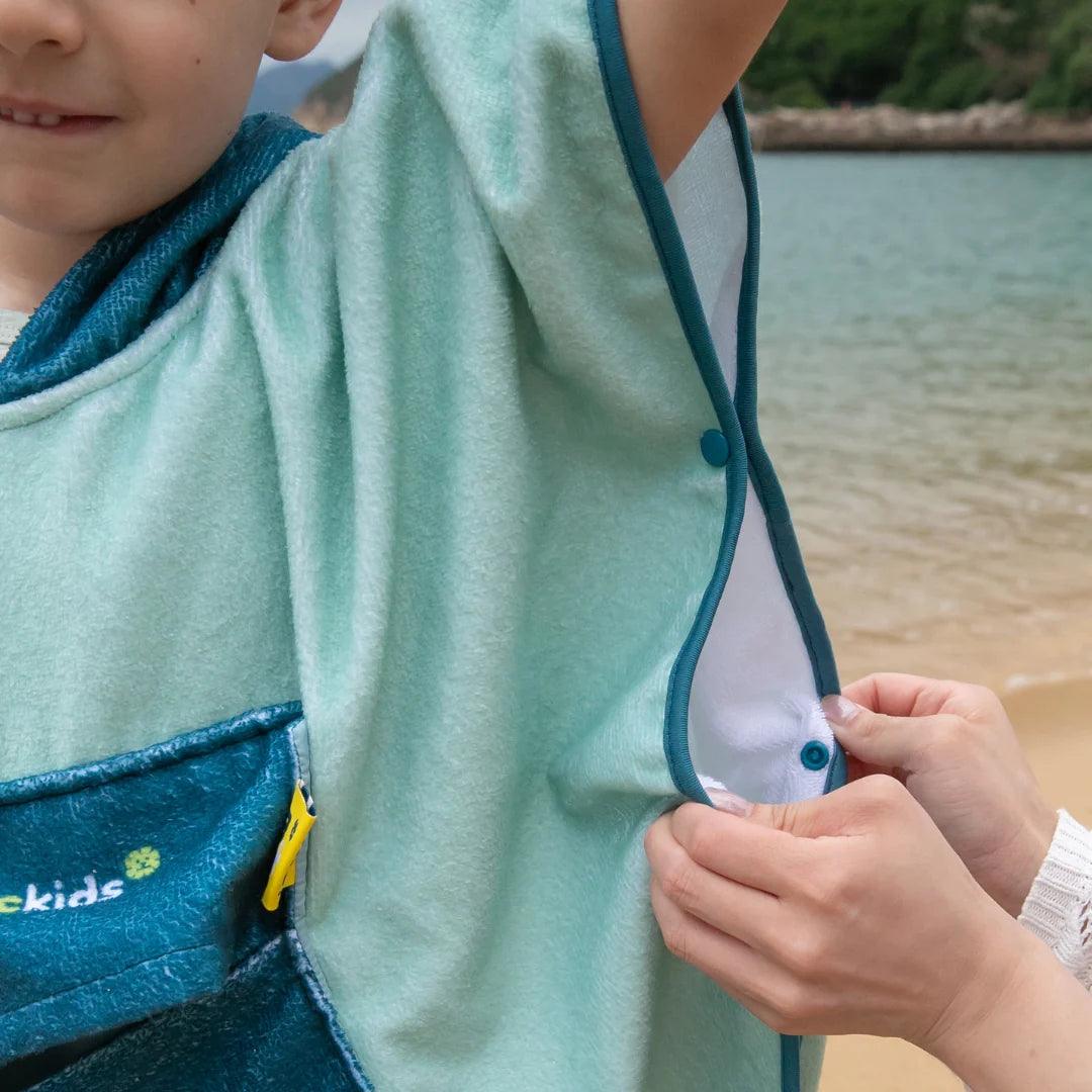 Marcus & Marcus PocketPack Kid Beach Hooded Towel | The Nest Attachment Parenting Hub