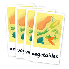 Junior Explorers Food Snap Flash Cards | The Nest Attachment Parenting Hub