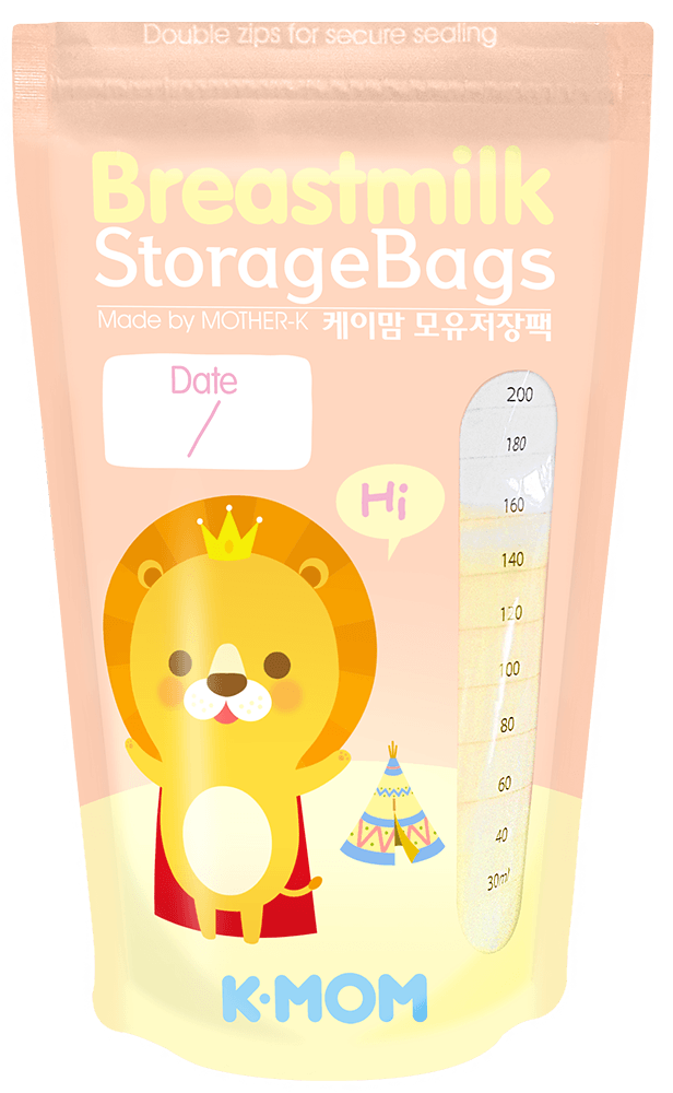 K-Mom Breastmilk Bag 200ml | The Nest Attachment Parenting Hub