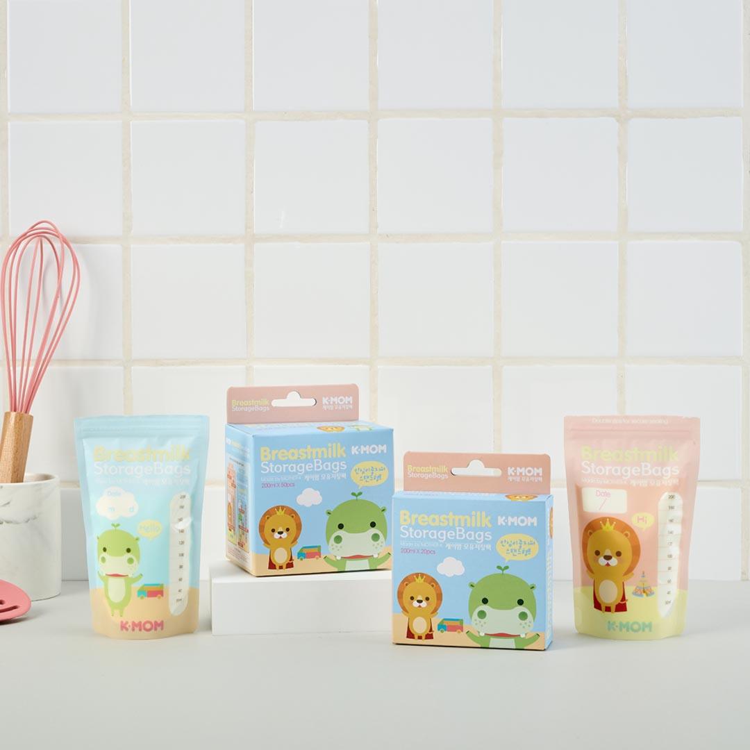 K-Mom Breastmilk Bag 200ml | The Nest Attachment Parenting Hub