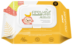 K-Mom First Wet Wipes All Purpose Surfaces Wipes 40s | The Nest Attachment Parenting Hub