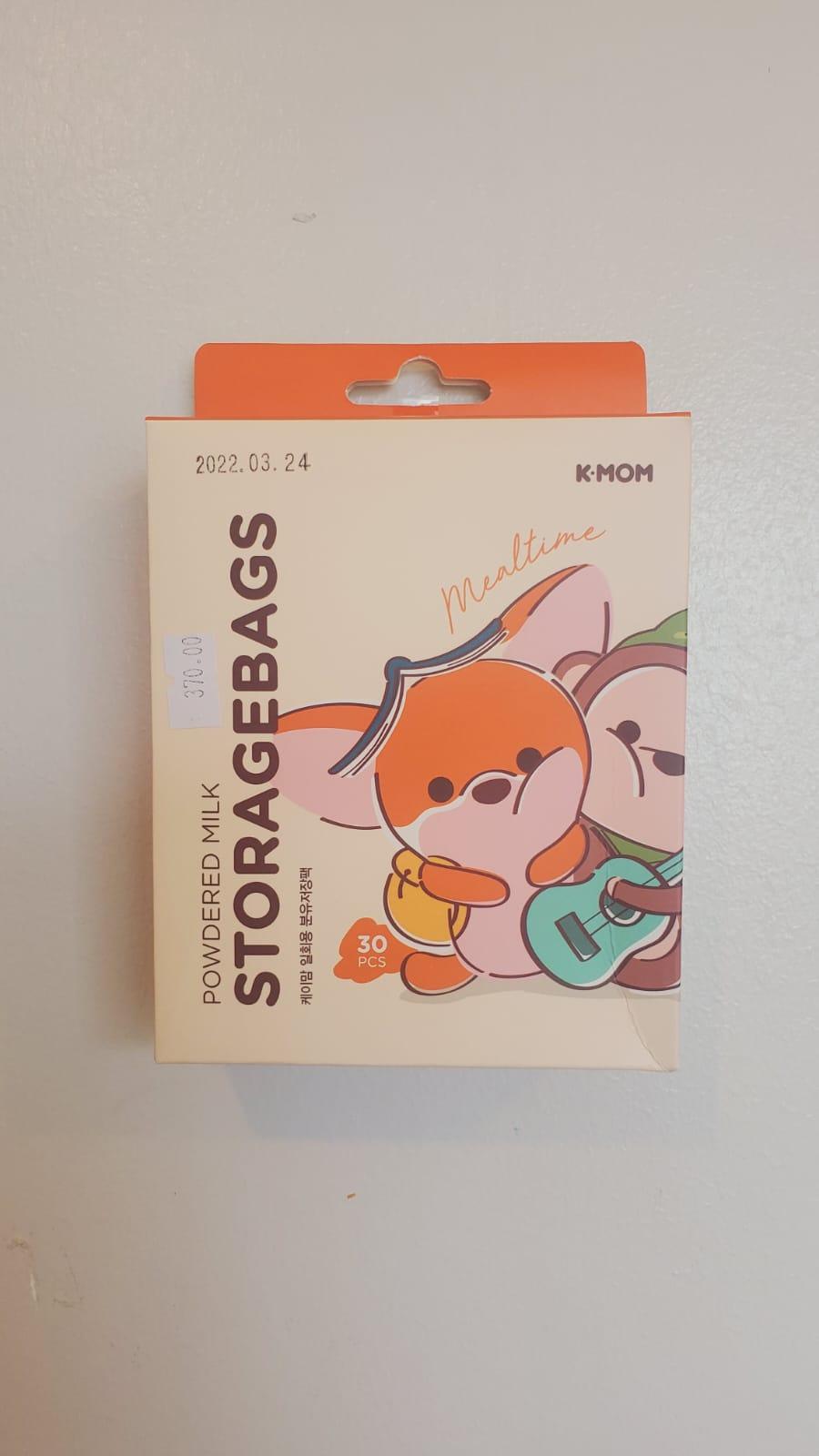 K-Mom Powdered Milk Storage Bags 30s | The Nest Attachment Parenting Hub