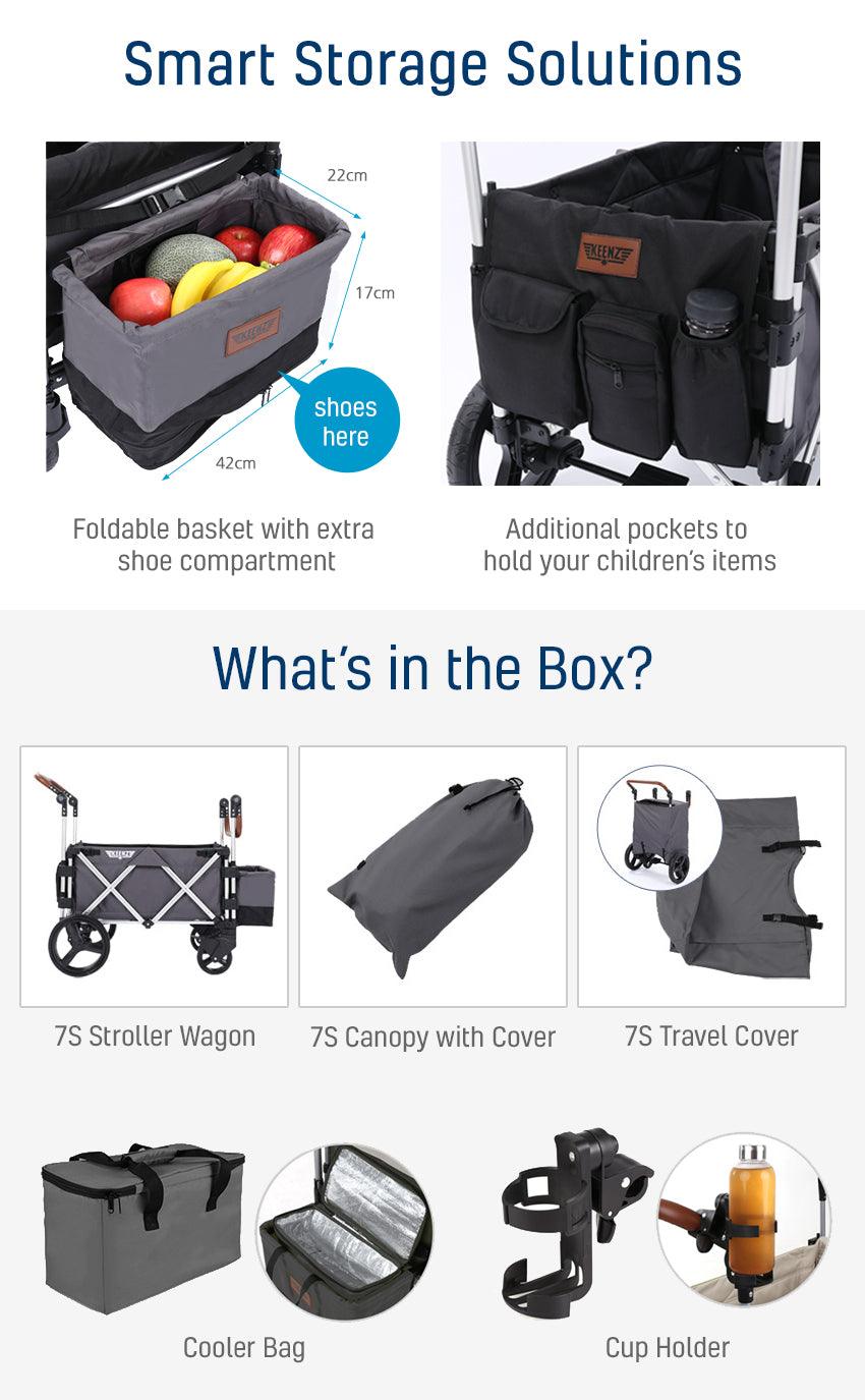 Keenz 7S Stroller Wagon | The Nest Attachment Parenting Hub