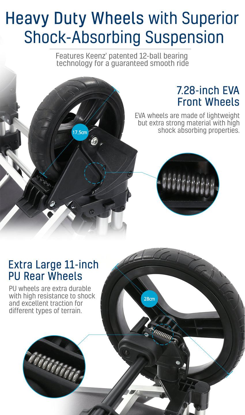 Keenz 7S Stroller Wagon | The Nest Attachment Parenting Hub